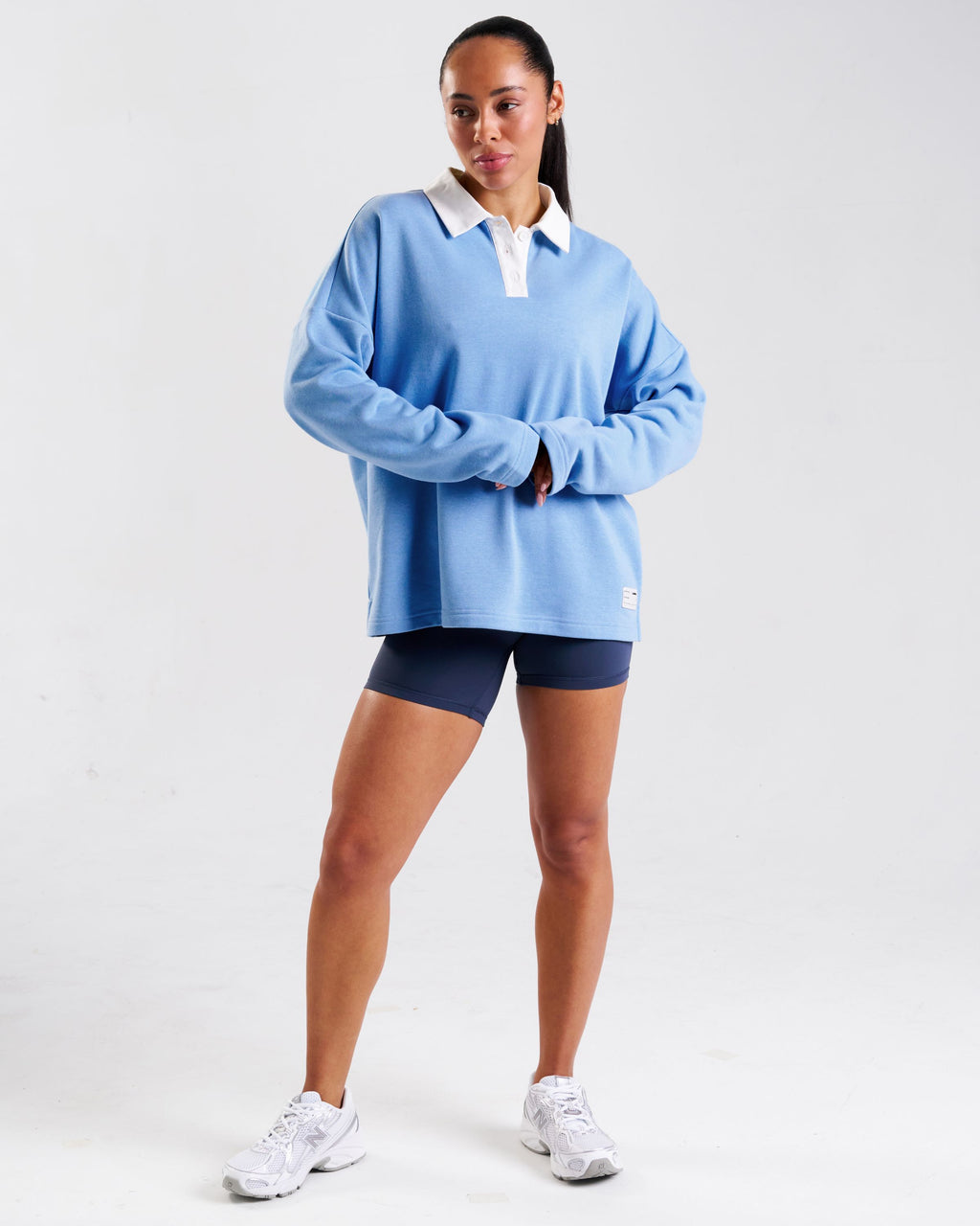Rugby Polo Sweatshirt Sky Blue