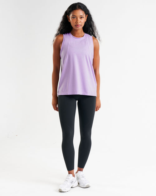 Core Lyocell Blend Active Vest Lilac