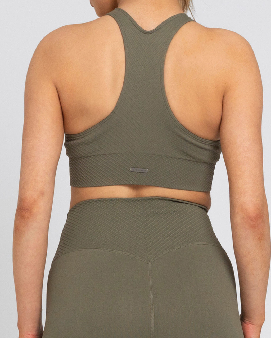 VOLT Seamless Sports Bra Olive Green