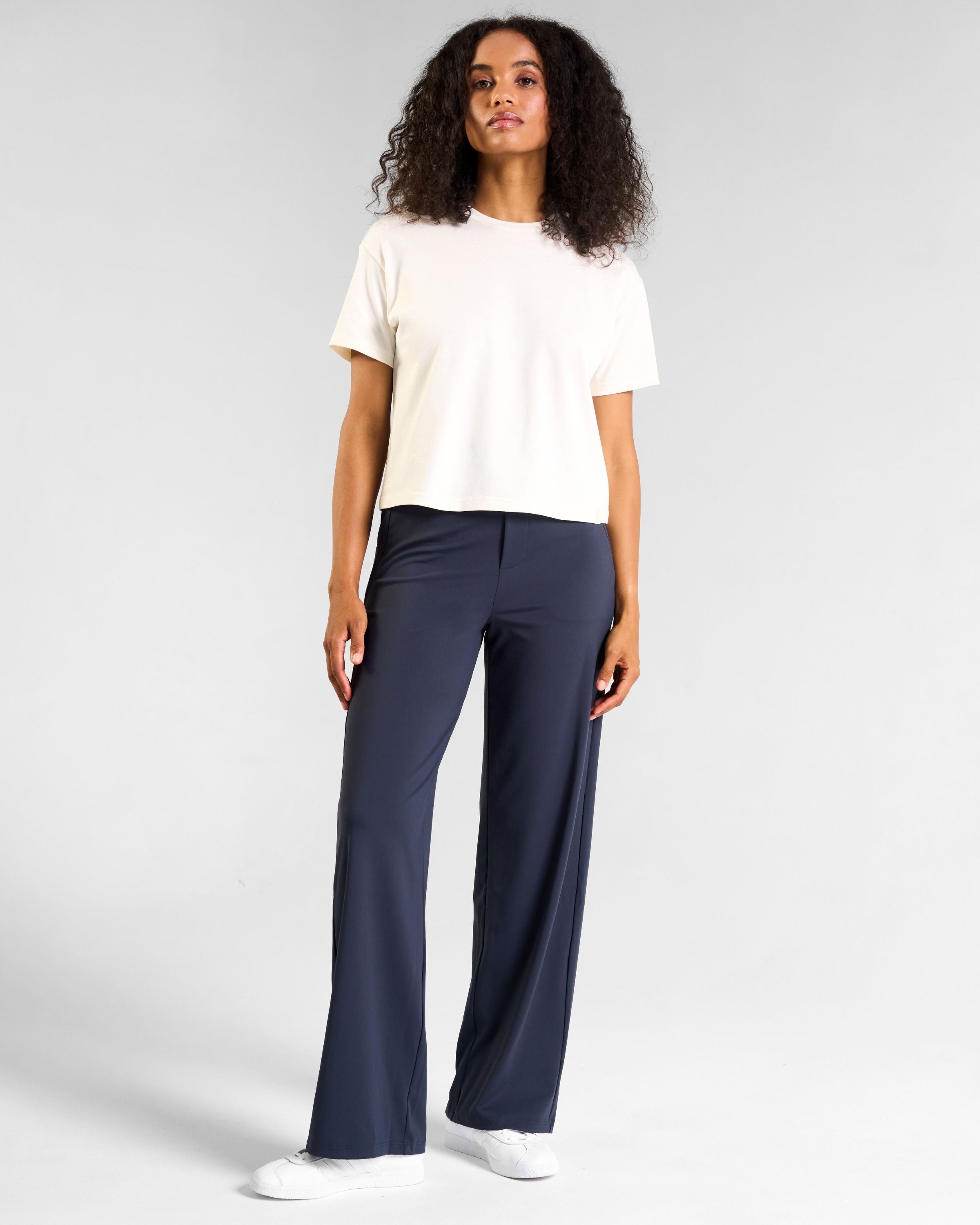 All-Day-Wear Wide Leg Trouser Outerspace Navy