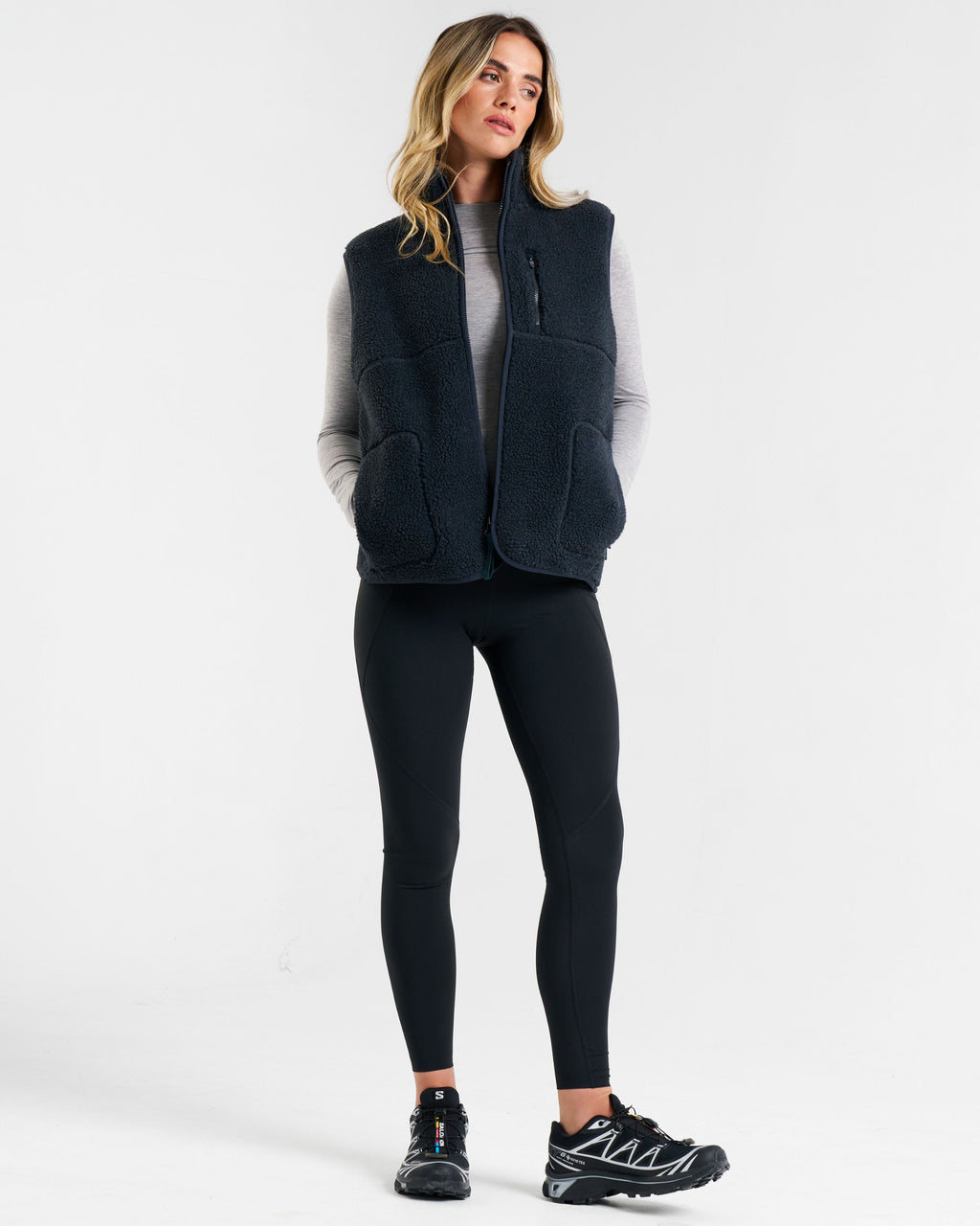 Summit Borg Fleece Gilet Carbon Grey