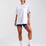 RUNSeries Printed Oversized T-Shirt White