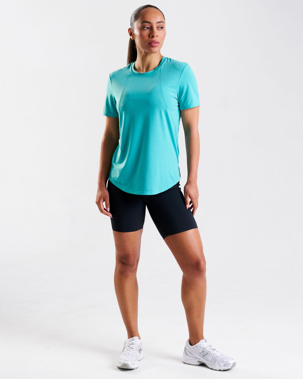 Core Lyocell Blend Active T-Shirt Fresh Aqua