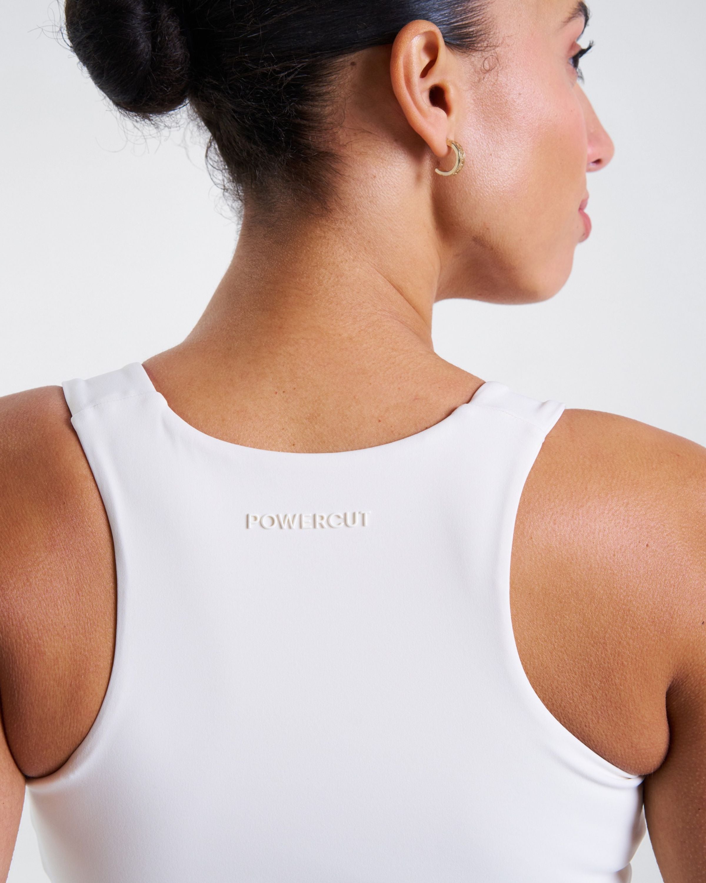 Base Fitted Tank Top Coconut Milk