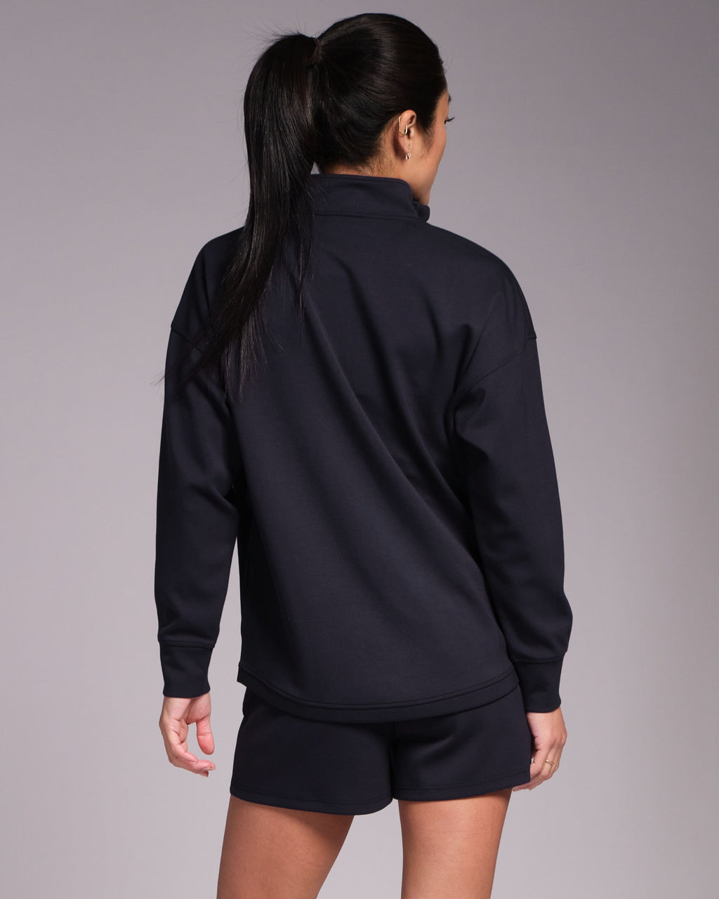 All-Day-Wear Half Zip Sweatshirt Outerspace Navy