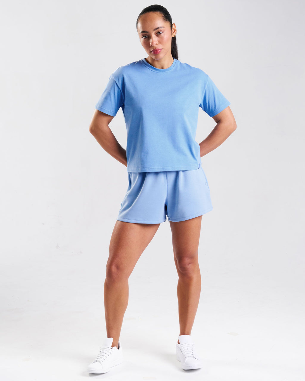 All-Day-Wear Box Tee Sky Blue