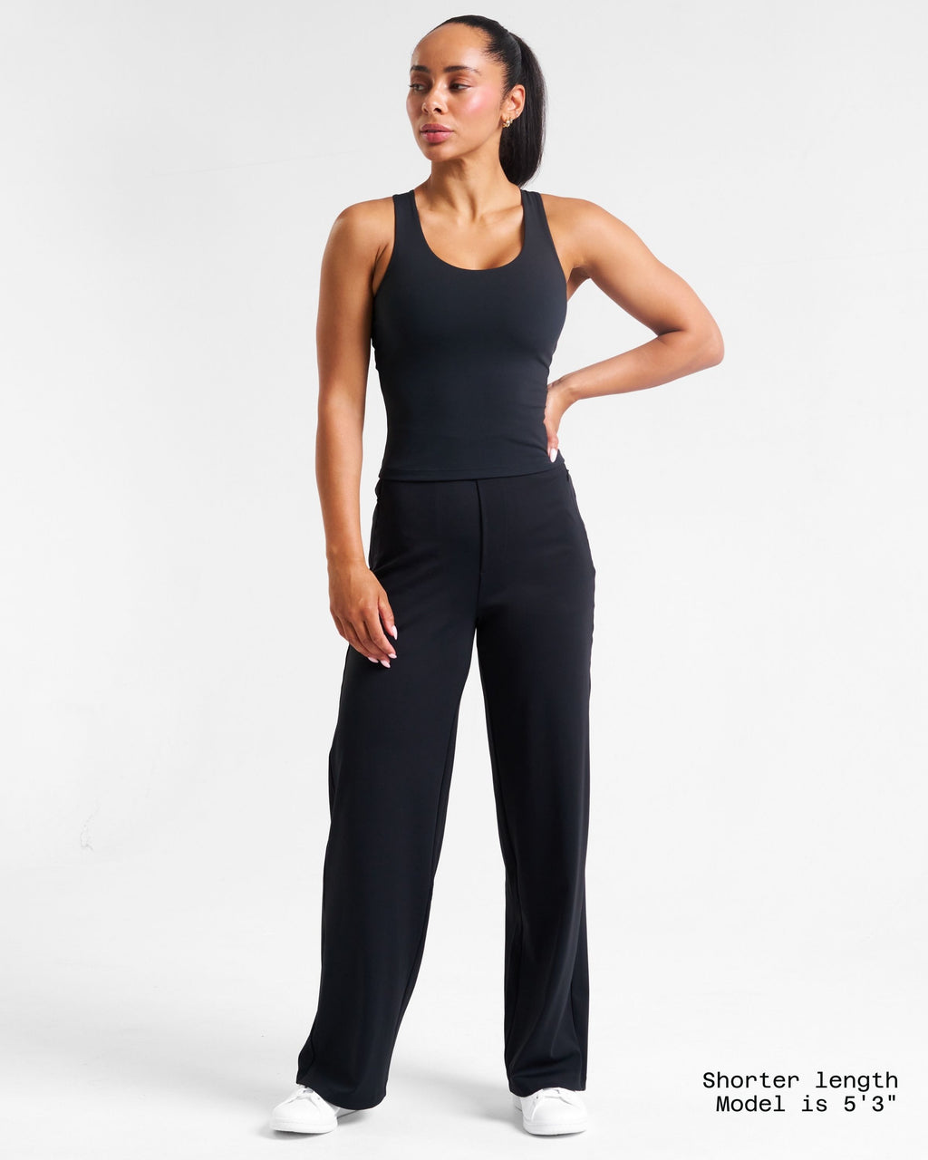 All-Day-Wear Wide Leg Trouser Black