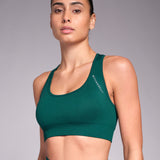 SOLID Seamless Sports Bra Jungle Green