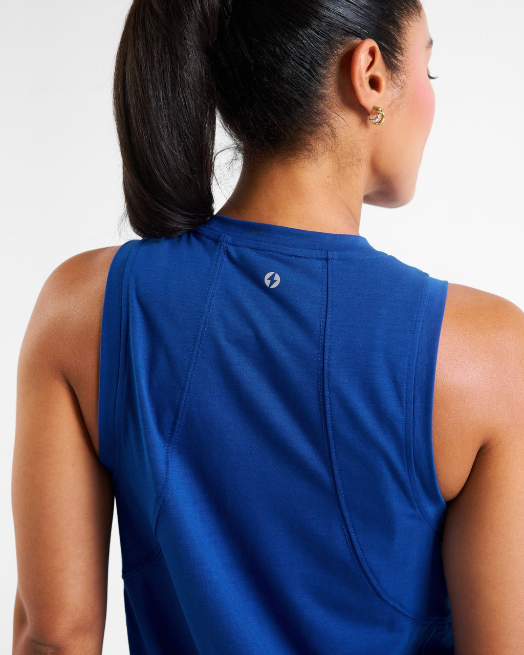 Core Lyocell Blend Active Vest Cobalt Blue