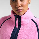 Ascend 1/4 Zip Fleece Pink Glow