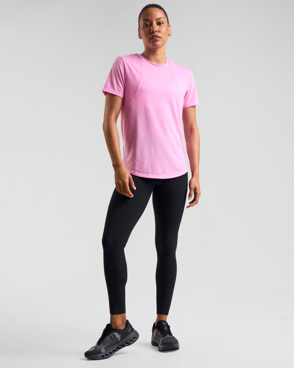 Core Lyocell Blend Active T-Shirt Pink Glow