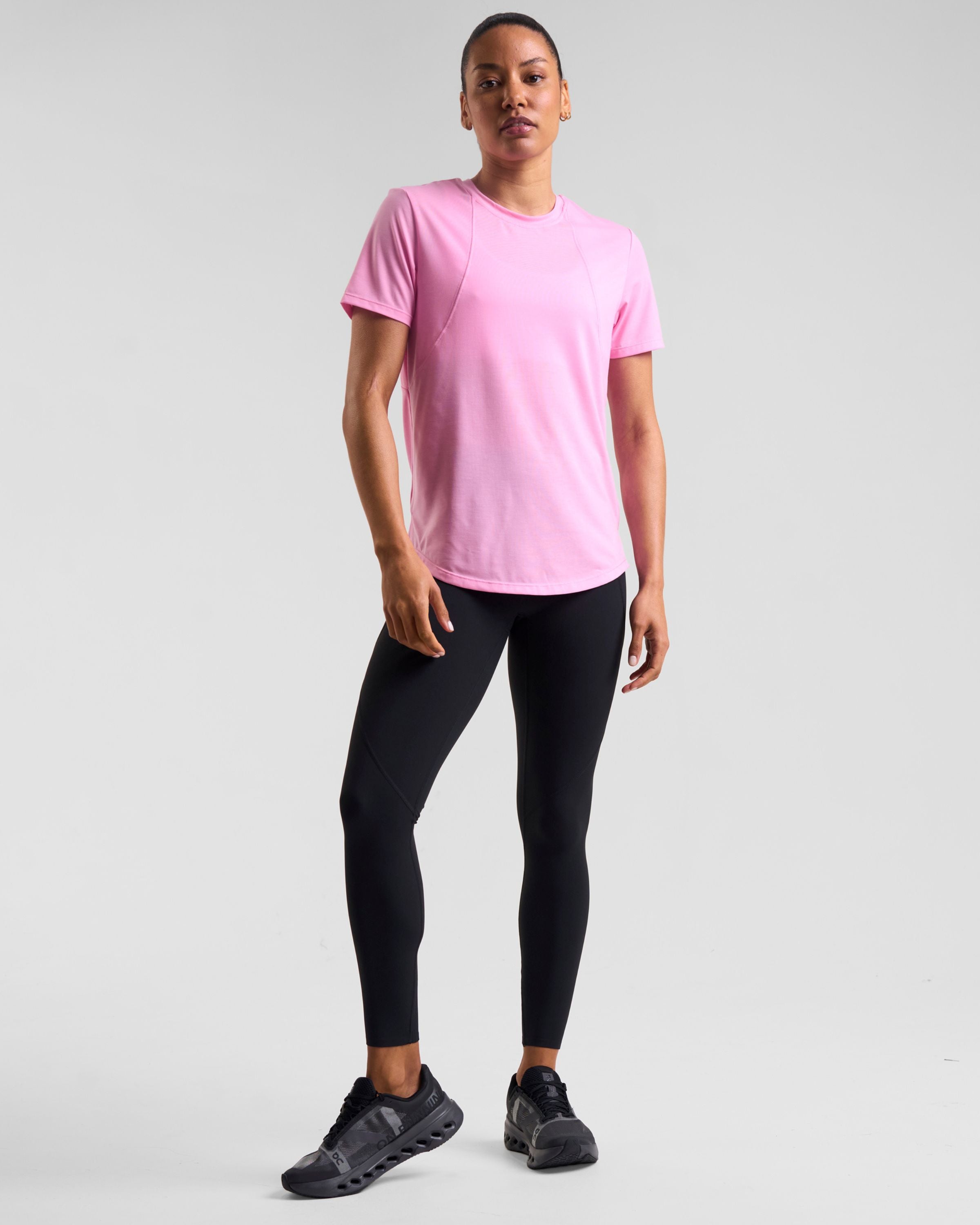 Core Lyocell Blend Active T-Shirt Pink Glow