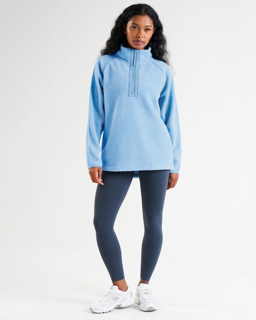 Ascend Quarter Zip Fleece Cloud Blue