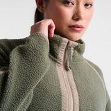 Ascend 1/4 Zip Fleece Dusty Olive