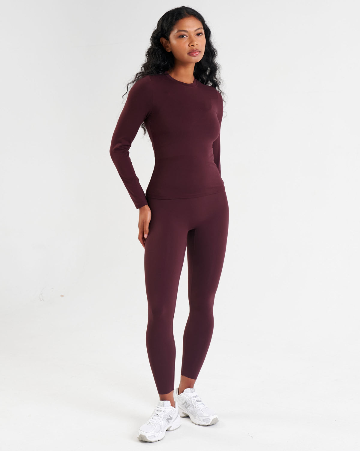 Base Soft Long Sleeve T-Shirt Dark Burgundy