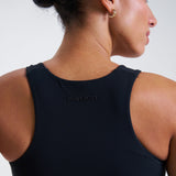 Base Fitted Tank Top Black