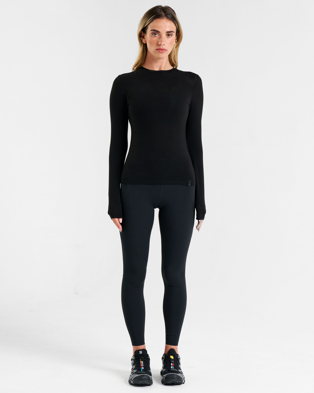 Base Merino Long Sleeve Top Black