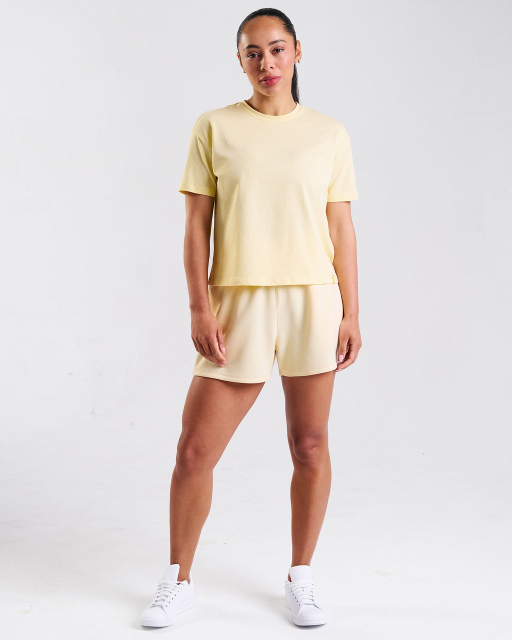 All-Day-Wear High-Rise Shorts Butter Yellow