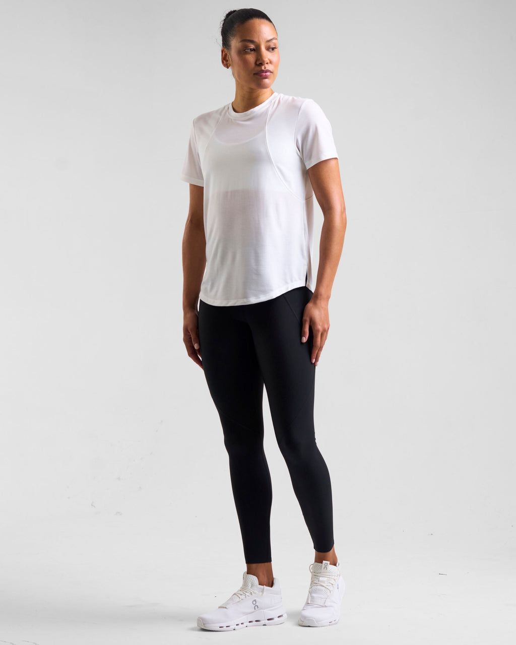Core Lyocell Blend Active T-Shirt White