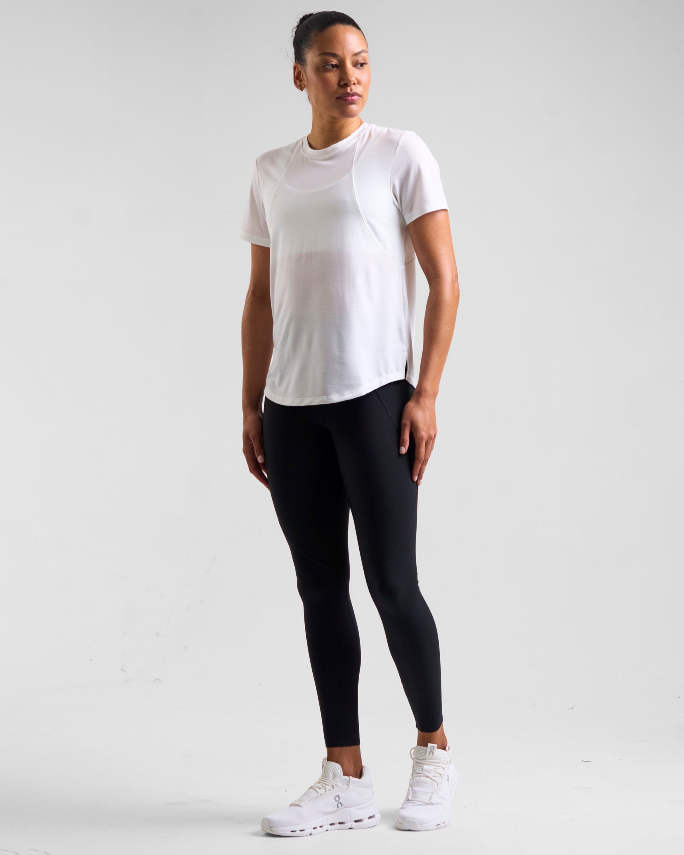 Core Lyocell Blend Active T-Shirt White