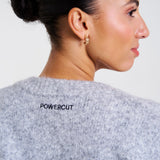 SoftKnit Button Up Cardigan Light Grey Marl