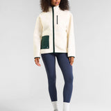 OUTSIDER Zip Up Fleece Marshmallow