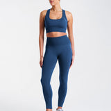 SOLID Seamless Leggings Dark Blue