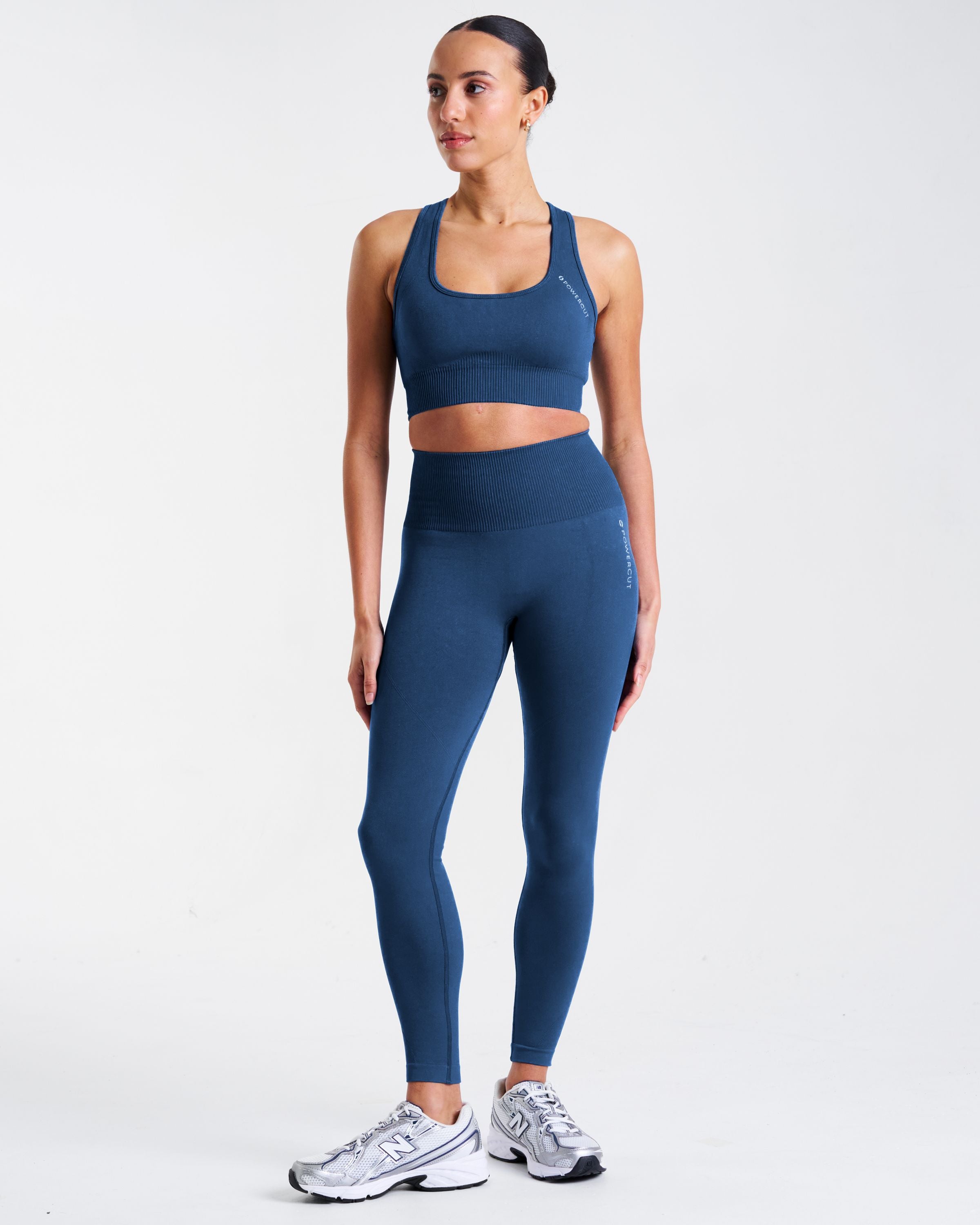 SOLID Seamless Leggings Dark Blue