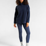 Ascend 1/4 Zip Fleece Outerspace Navy