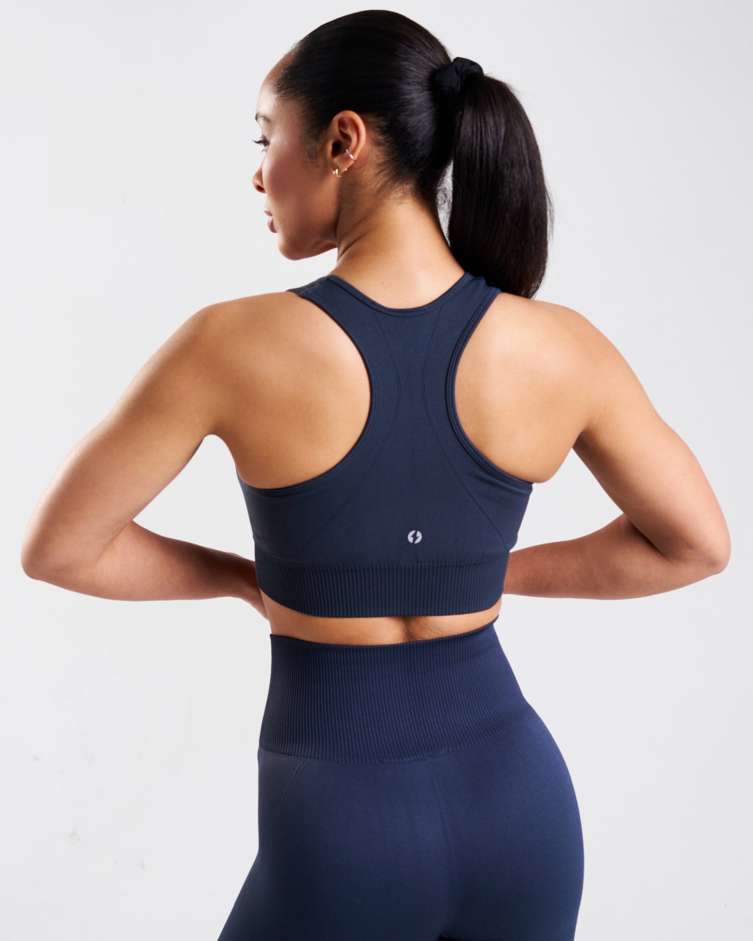 SOLID Seamless Sports Bra Outerspace Navy