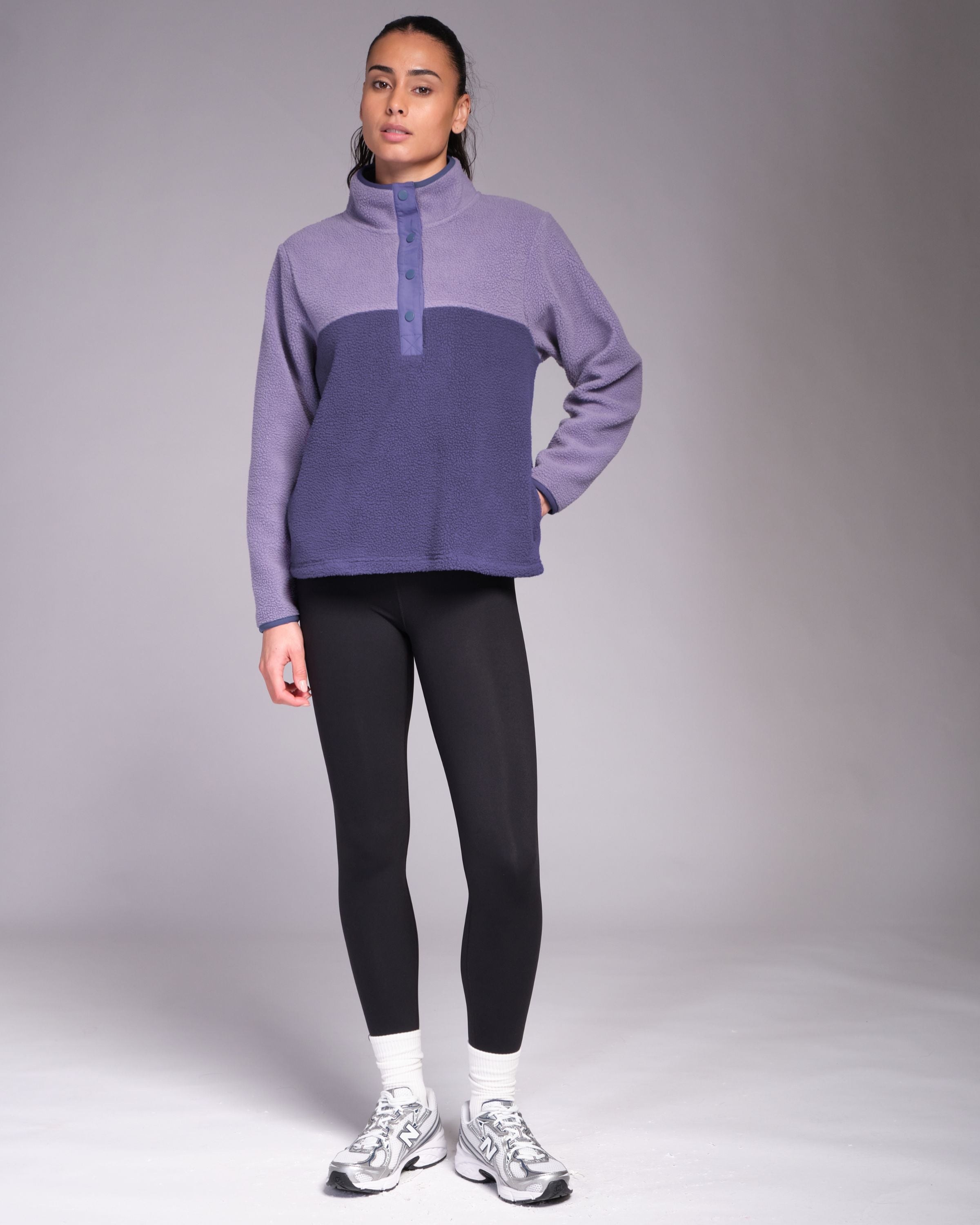 Ascend Half Snap Fleece Purple Haze