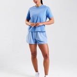 All-Day-Wear High-Rise Shorts Sky Blue