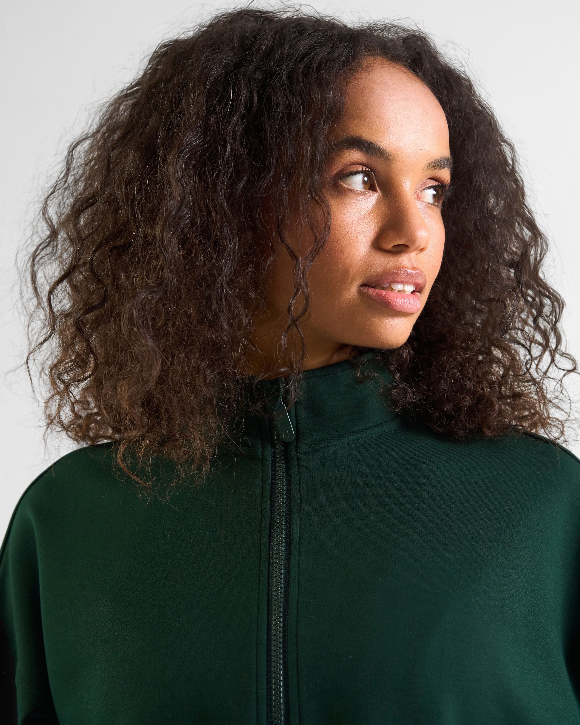 All-Day-Wear Half Zip Sweatshirt Heritage Green