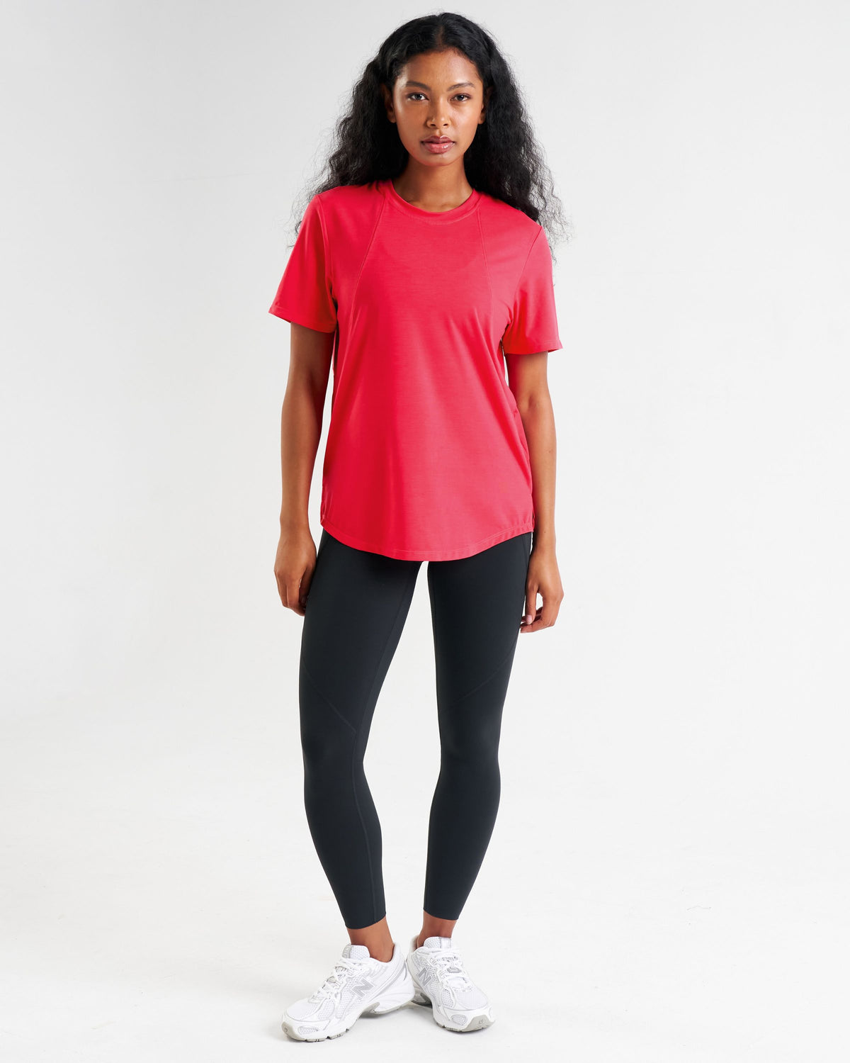 Core Lyocell Blend Active T-Shirt Raspberry Pink