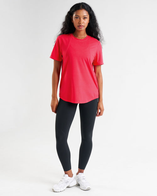 Core Lyocell Blend Active T-Shirt Raspberry Pink