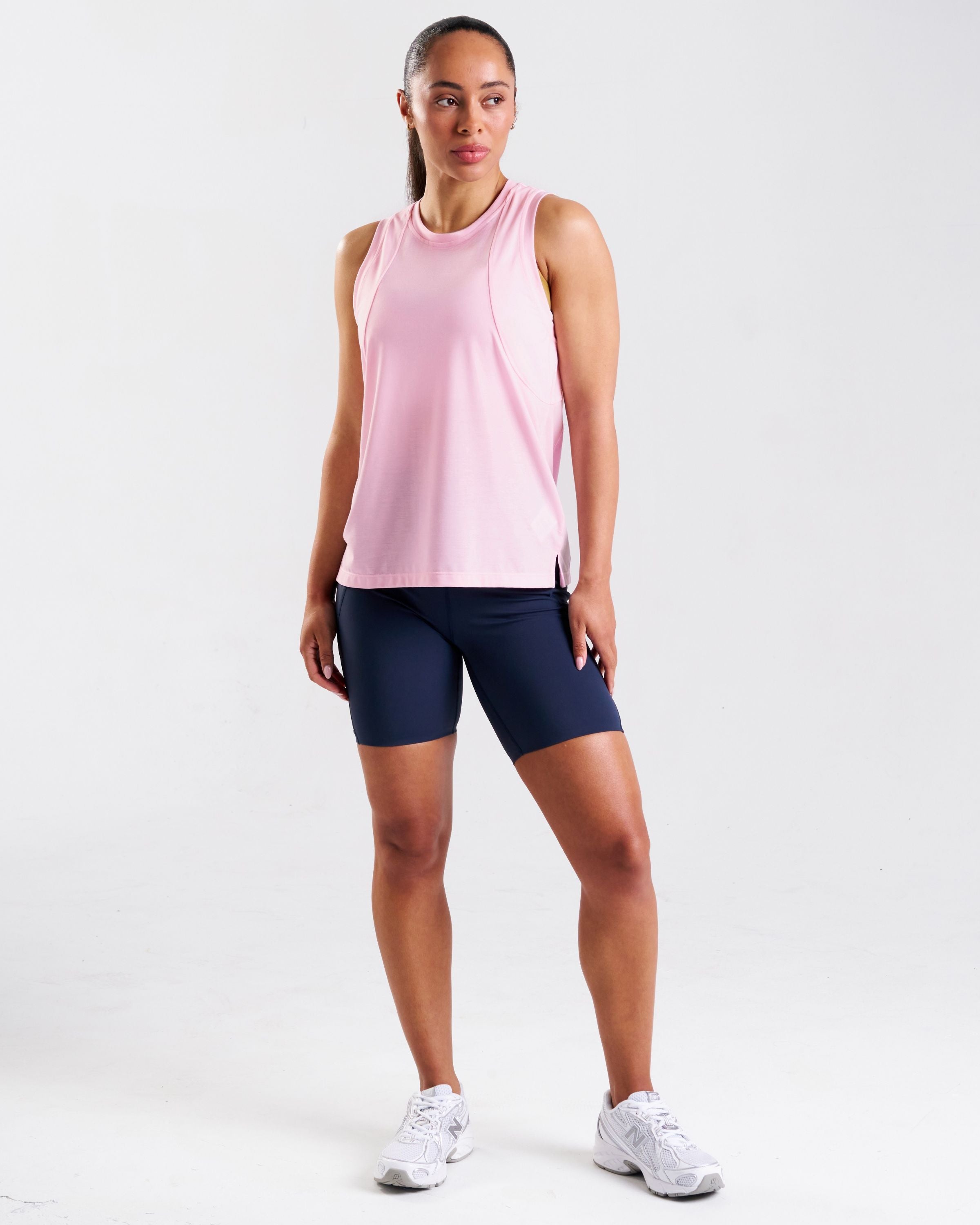 Core Lyocell Blend Active Vest Light Pink