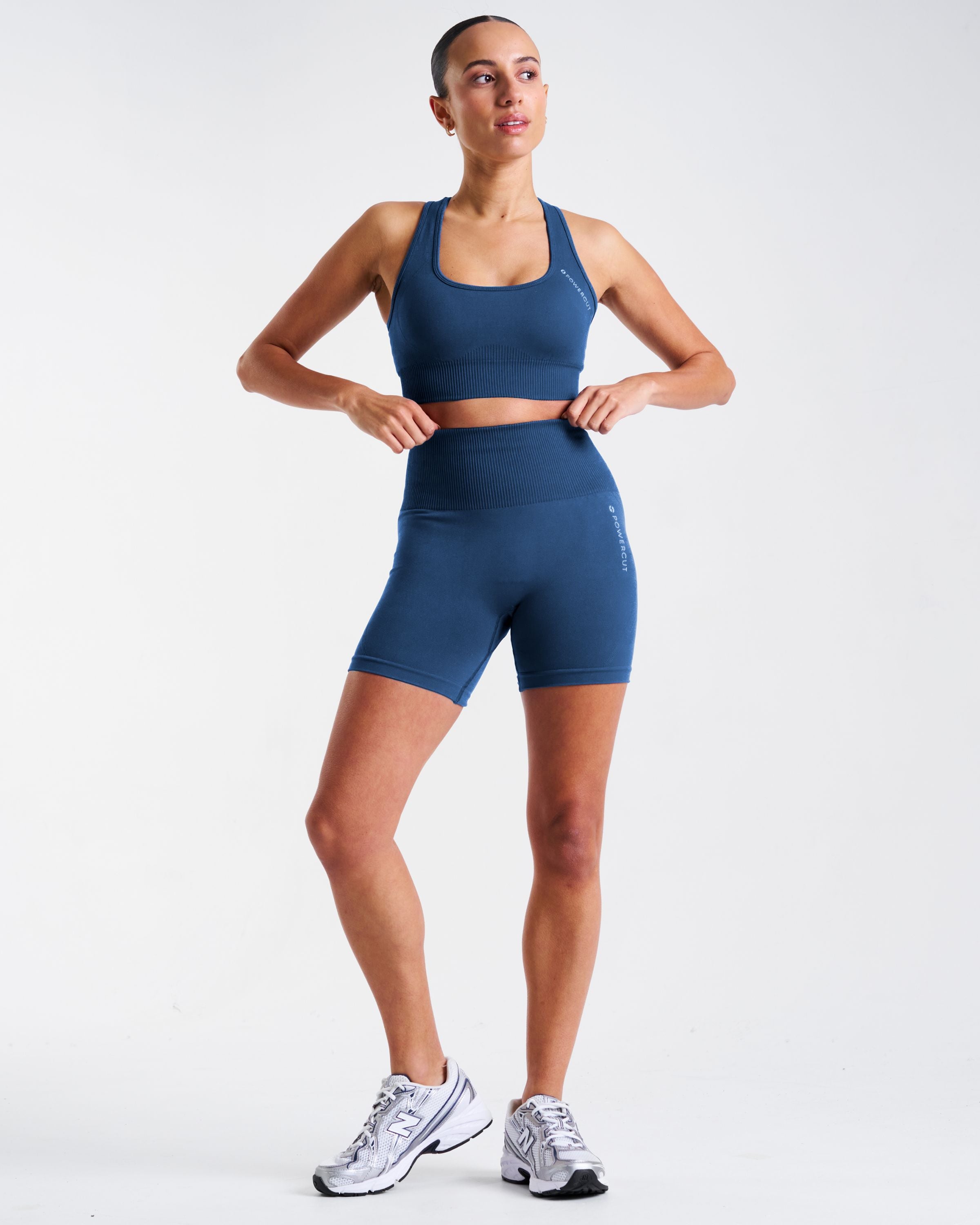 SOLID Seamless 6" Short Dark Blue
