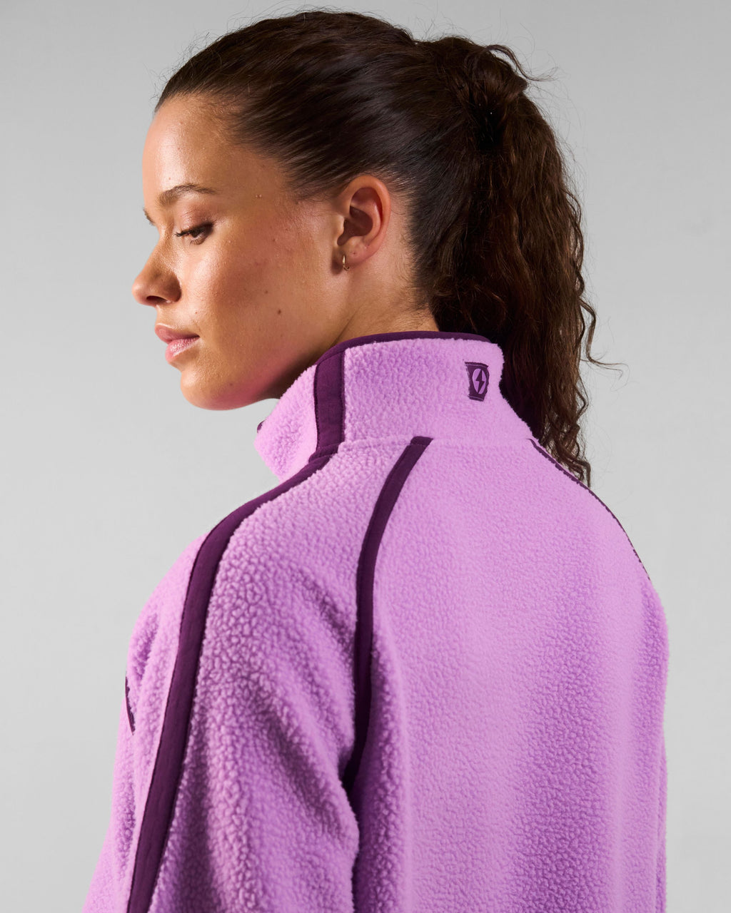 Ascend 1/4 Zip Fleece Violet Crush