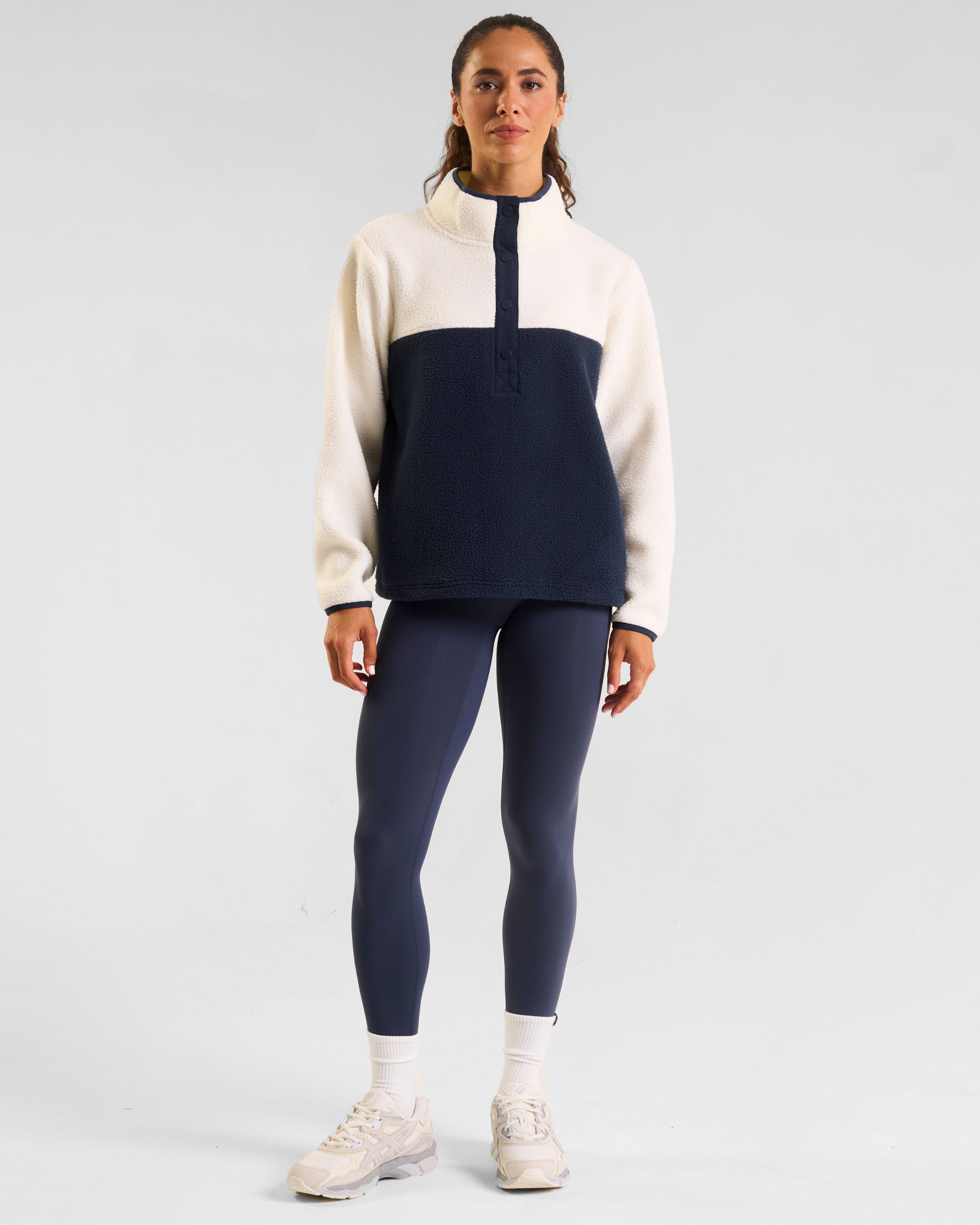 Ascend Half Snap Fleece Marshmallow