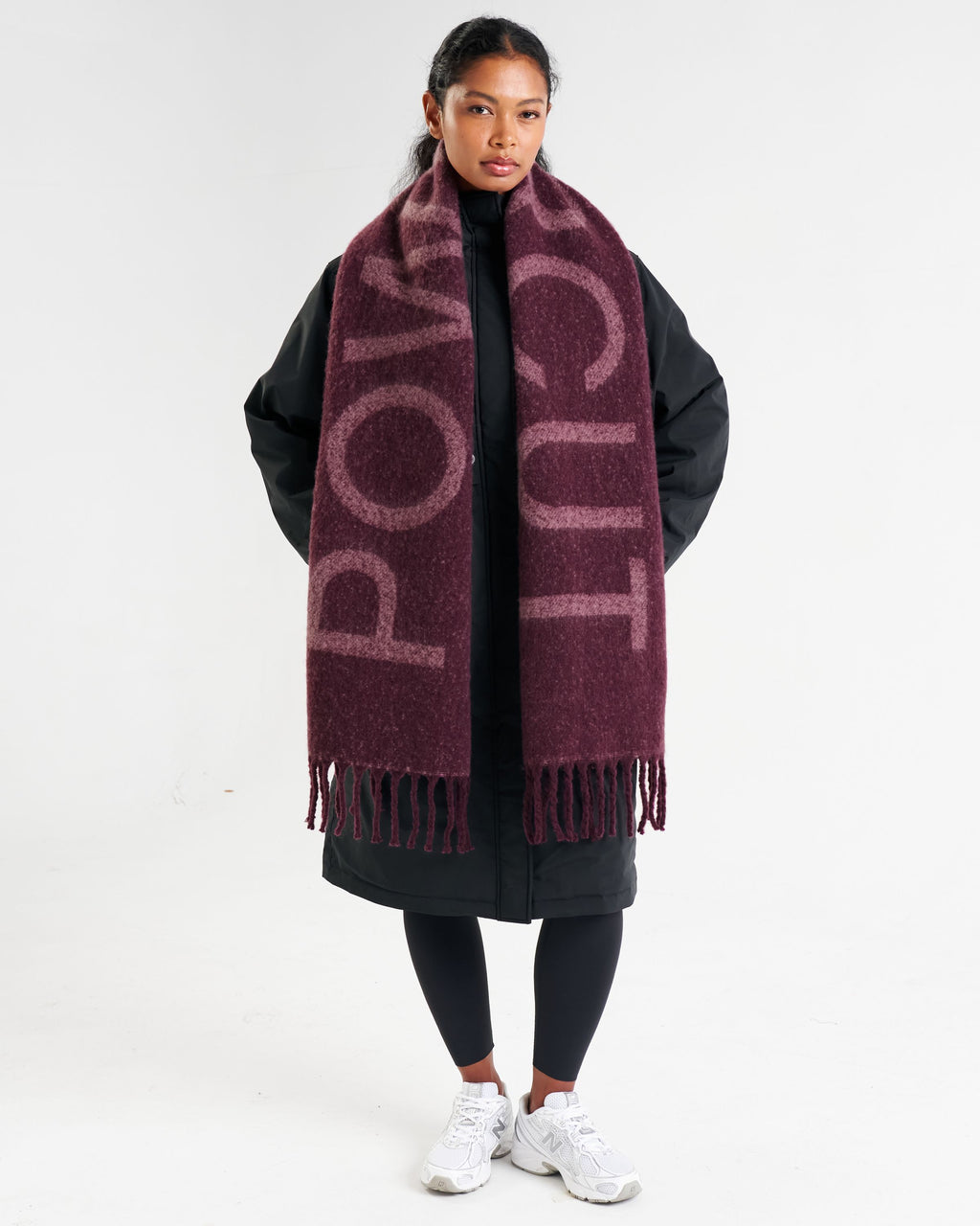 SoftKnit Scarf Dark Burgundy