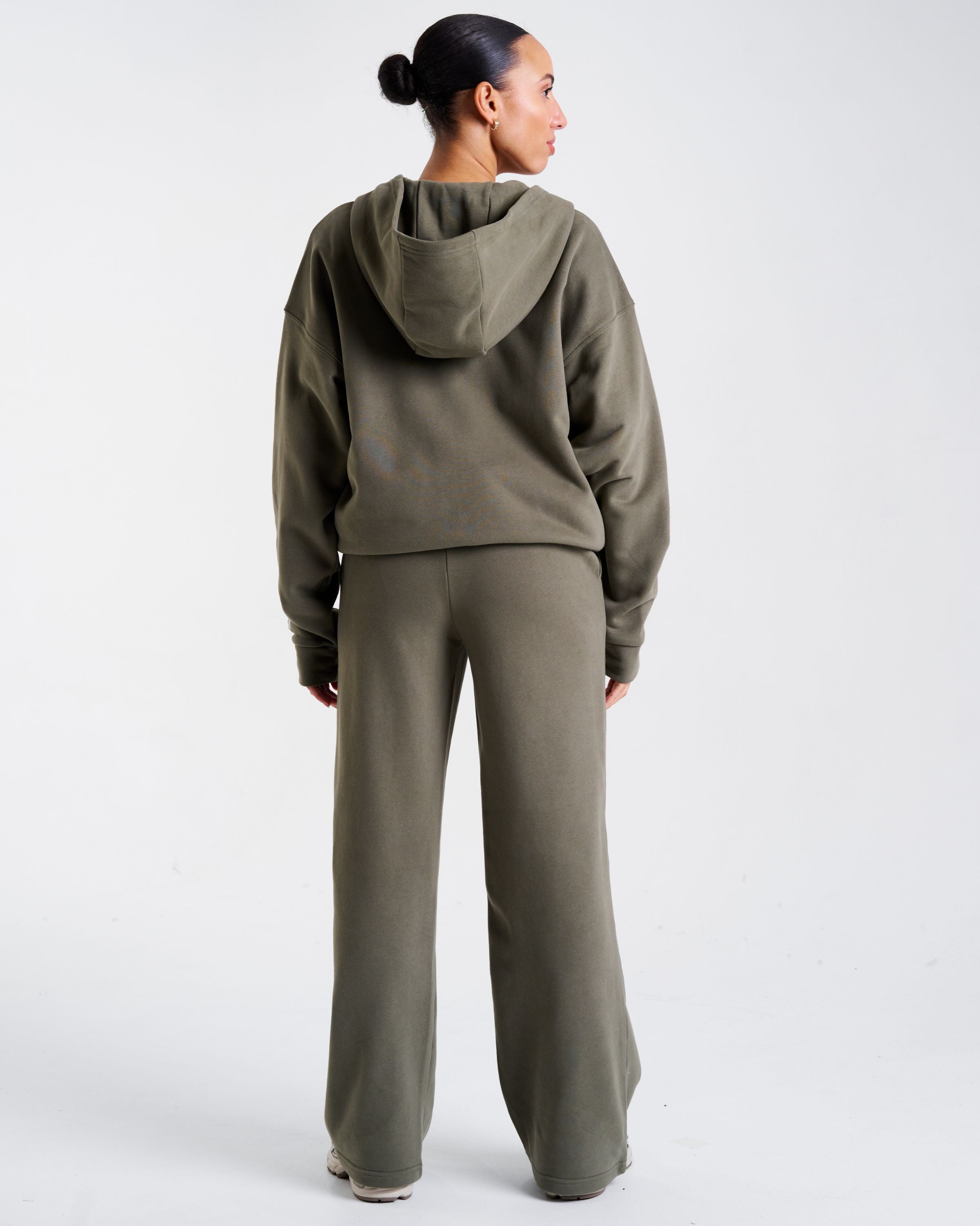 Clubhouse Relaxed Straight Leg Joggers Dusty Olive