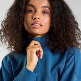 All-Day-Wear Half Zip Sweatshirt Midnight Blue