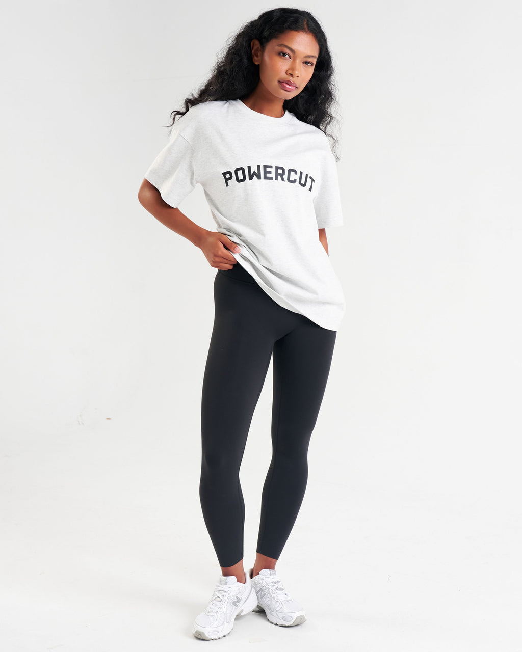 Clubhouse Oversized T-Shirt Light Grey Marl