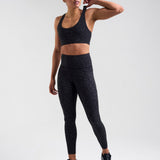 Sculpt High-Waisted Leggings Leopard Black