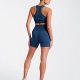 SOLID Seamless 6" Short Dark Blue