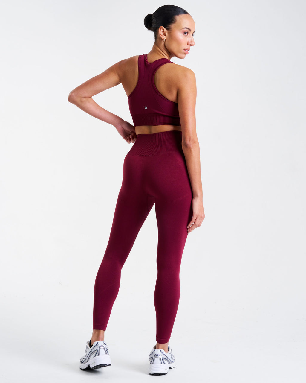 SOLID Seamless Leggings Cherry Lacquer