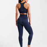 SOLID Seamless Leggings Outerspace Navy