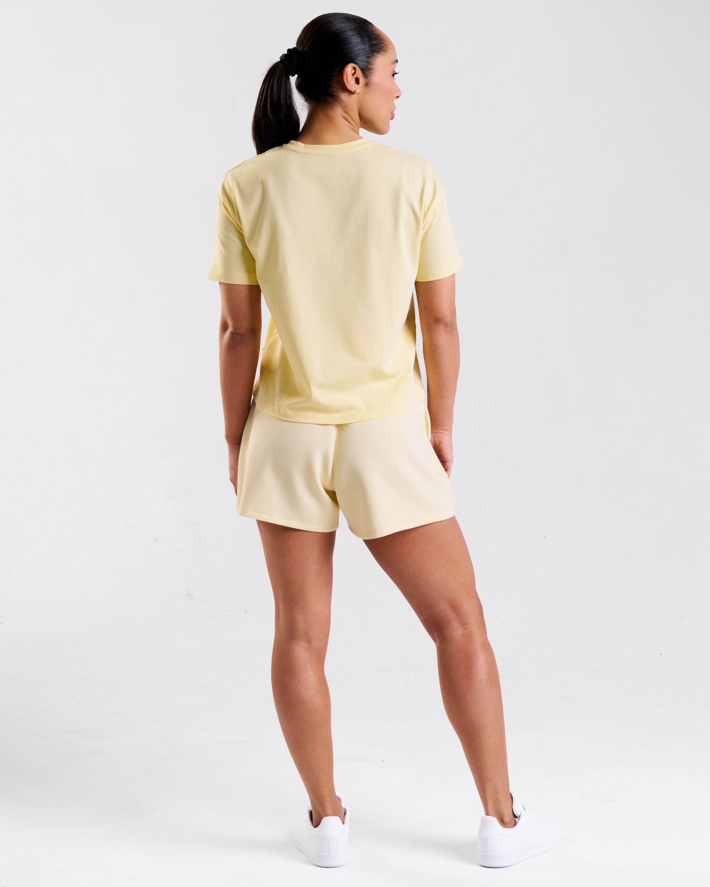 All-Day-Wear High-Rise Shorts Butter Yellow