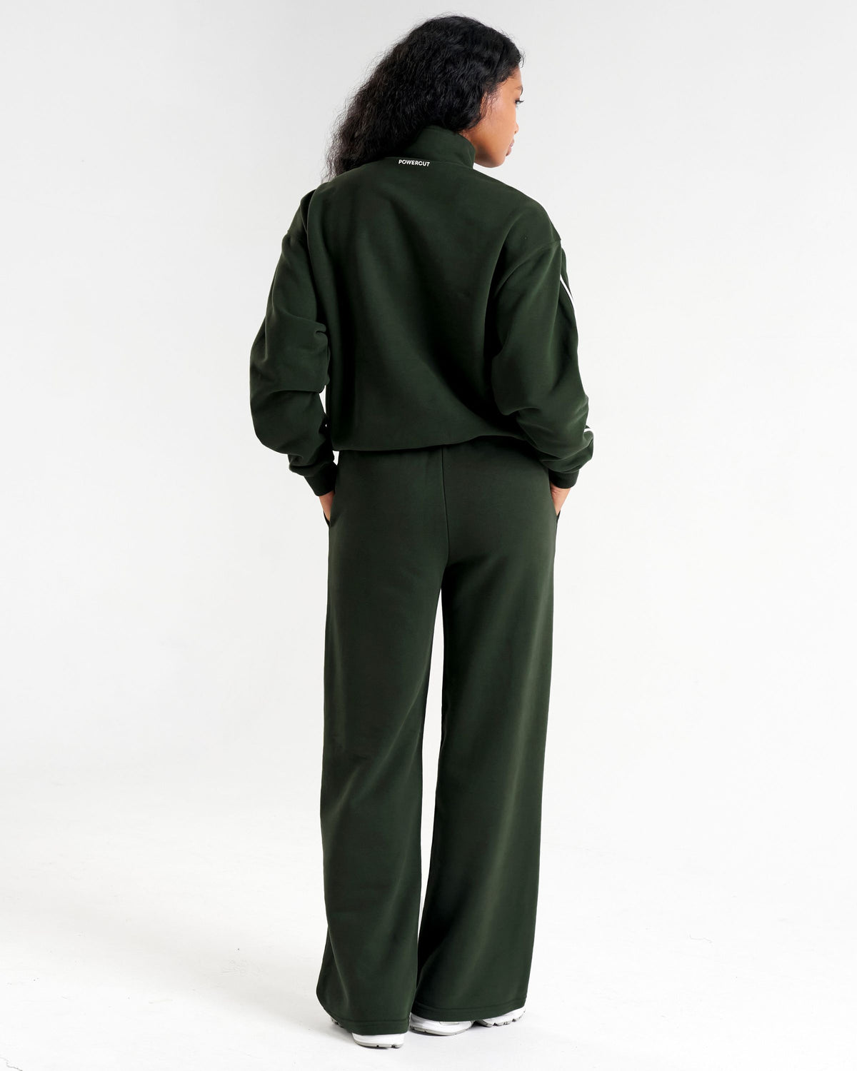 Clubhouse Relaxed Straight Leg Joggers Forest Green