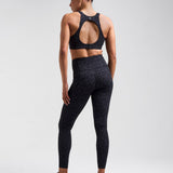 Sculpt High-Waisted Leggings Leopard Black